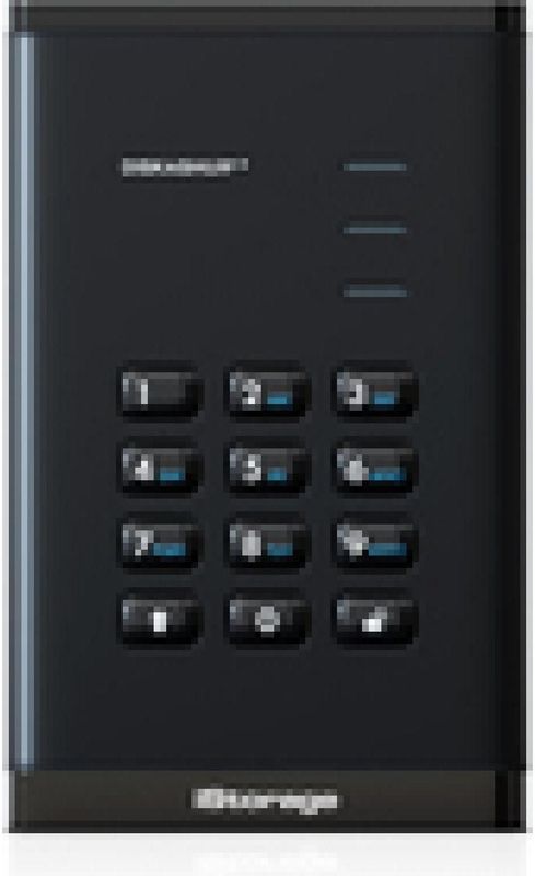 iStorage diskAshur3 SSD - Externe SSD 512GB - USB - 256-bit - Zwart