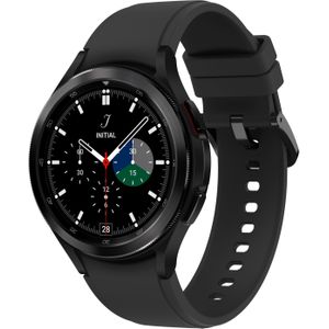 Samsung Galaxy Watch4 (46 mm, Roestvrij staal, Eén maat voor iedereen), Sporthorloges + Smartwatches