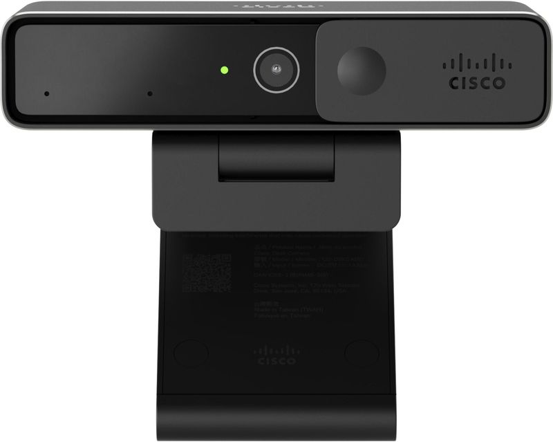 Cisco CD-DSKCAM-C-WW Webcam - 13 MP - 3840x2160 Pixels - USB-C - Zwart