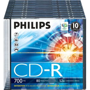 Philips CD-R (10 x), Optische gegevensdrager