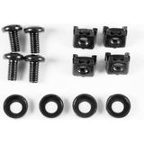 Intertech - Apparatuurrek - Zwart - Staal - Maximaal 40 kg draagcapaciteit