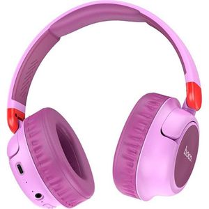 Hoco - Wireless Headphones Adventure (W43) - Bluetooth V5.2, Jack 3.5mm, TF Card - Purple (25 h, Draadloze), Koptelefoon, Paars