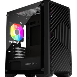 Keep Out - Xc-220 - PC Behuizing - Zwart - Met ARGB Ventilatoren