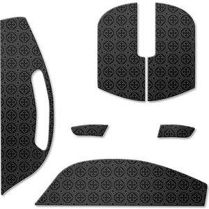 Lamzu Atlantis Mini Pro Grip - zwart, Muis + Toetsenbord Accessoires, Zwart