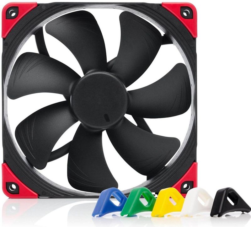 Noctua - NF-A14 PWM chromax.black.swap - PC Ventilator - Zwart - 140 mm