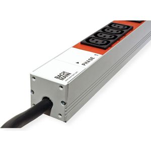 Aluminium Stekkerdoos - 24 x C13 - 3 x C19 - 3,0 m Aansluitkabel