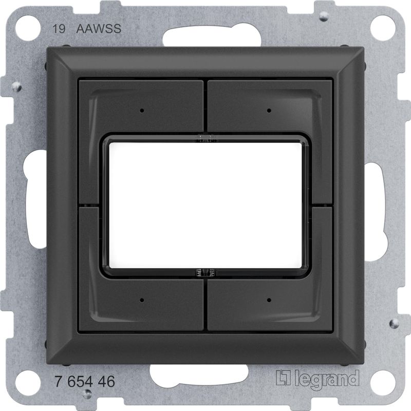 Seano - 4-voudige Knop - Thermoplast - Verlichtbaar