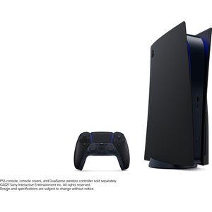 Sony PS5 standaard afdekhoes Middernacht zwart (PS5), Accessoires voor spelcomputers, Zwart