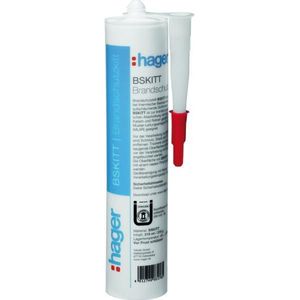 Hager TEH BSKITT brandwerende plamuur 310ml, Elektronica benodigdheden + Behuizing