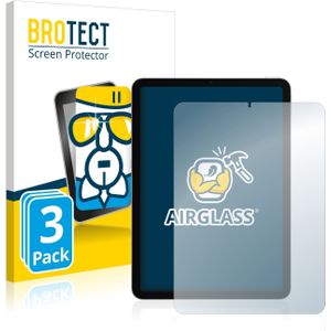 BROTECT AirGlass kogelwerende glasfolie (3 Stuk, iPad Air 2020 (4e generatie)), Tablet beschermfolie