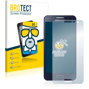 BROTECT AirGlass Matte kogelwerende glasfolie (1 Stuk, Galaxy A3 (2015)), Smartphone beschermfolie