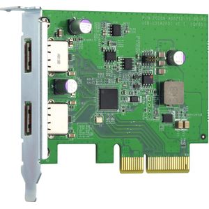 QNAP Dubbele poort, USB3.2 Gen 2, PCIe-uitbreidingskaart, NAS accessoires