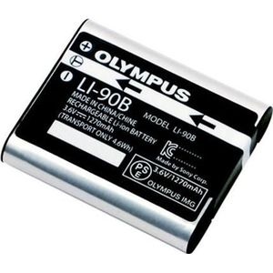 Olympus LI-90B Akku, Stroomvoorziening voor de camera, Wit, Zwart