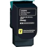 Lexmark C2320Y0 tonercartridge 1 stuk(s) Origineel Geel
