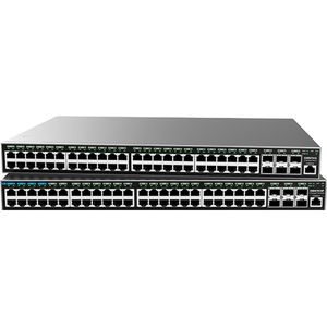 Grandstream - GWN-78xx - Netwerkschakelaar - Zwart - 48 Poorten - PoE++ en Gigabit Ethernet