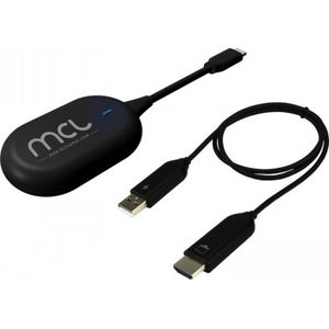 MCL USB-C/HDMI draadloze zender (HDMI 1), Draadloze zender, Zwart
