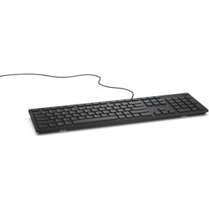 Dell KB216 USB Duits Zwart (DE, Bedraad), Toetsenbord, Zwart