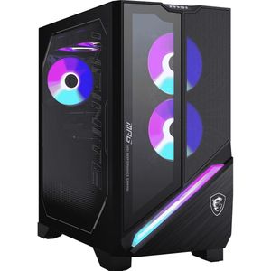 MSI MPG Infinite Z3 9NVNR7-493AT Desktop AMD Ryzen 7 9700X, 32GB DDR5 RAM, 1TB M.2 SSD, GeForce RTX 5060 (1000 GB, 32 GB, AMD Ryzen 7 9700X, GeForce RTX 5060 Ti), PC, Zwart