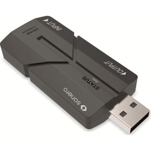 Sonero USB 2.0 converter X-AVT200, HDMI naar USB (HDMI), Data + Video Adapter