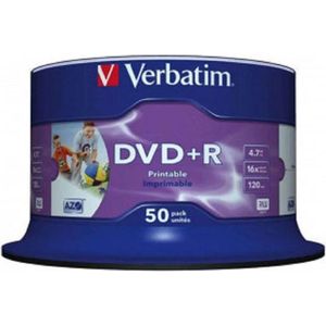 Verbatim 43758 DVD+R DL 50 stuks (50 x), Optische gegevensdrager