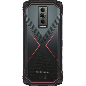 Doogee Blade 10 Pro Energy (NFC - 6.56" - 256 Go, 6 Go RAM) Noir / Rouge (256 GB, Noir / Rood, 6.56"), Smartphone, Rood, Zwart