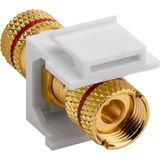 Goobay - Keystone Module - Luidspreker - Rood - Server Accessoires