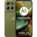 Motorola - Moto G15 - Smartphone - Zwart - 8GB RAM, 256GB Opslag, 50MP Camera, 5200mAh Batterij