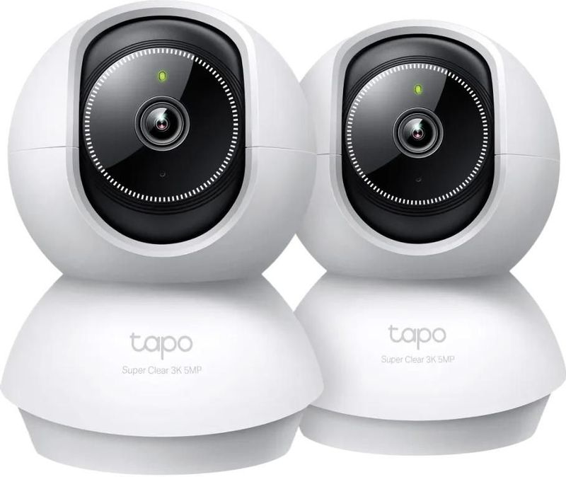 TP-Link Tapo C230 Duo Pack (2880 x 1620 Pixels), Netwerkcamera, Wit