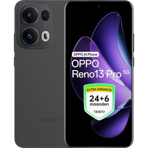 OPPO Reno13 Pro 5G - 12+512GB - 24+6 maanden extra garantie - Graphite Grey (CPH2697GY) (512 GB, Grafietgrijs), Smartphone