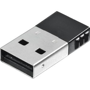 Hama Bluetooth USB adapter, versie 4.0 C1 + EDR, Bluetooth audio-adapters, Zwart