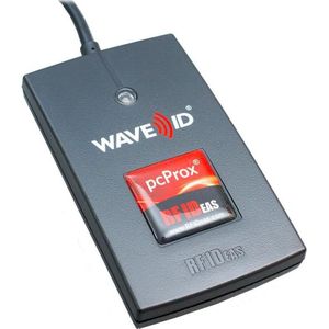 rf Ideas WAVE ID Solo Keystroke CSN Black Reader - RFID-Leser - USB - Schwarz (USB), Geheugenkaartlezer, Zwart