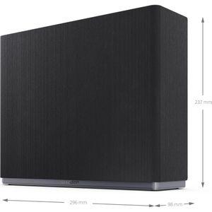 Sharp AQUOS Draadloze Surround Subwoofer (WiFi), Radio, Zwart