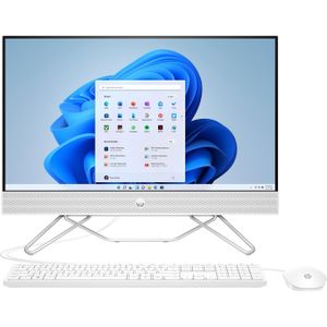 HP All-in-One pc 24-cb1110ng (60,5 cm (23,8 inch) FHD-beeldscherm, Intel i3-1215U, 8 GB RAM, 512 GB (512 GB, 8 GB, Intel Core i3-1215U, GeForce MX450), PC, Wit