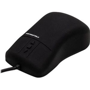 Gett Indumouse Pro - Muis - Zwart - Ergonomisch - Bedraad - USB