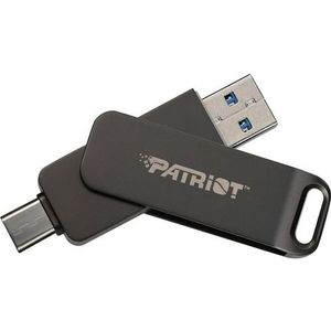Patriot - Rage R550 - USB-stick - Zwart - 64 GB - USB-A en USB-C