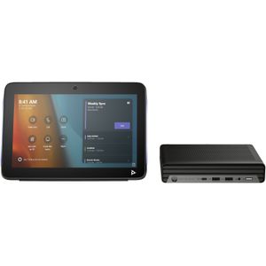 HP Poly Studio Basis Kit G9 Plus, Conferentieapparaten, Zwart