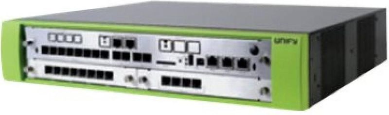 Unify - OpenScape Business X3R - Telefoonaccessoires - Grijs en Groen - PBX-basis Chassis