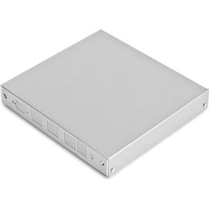 PC Engines CASE1D2U - Behuizing voor APU serie, 3x LAN, 1x USB, 2x WLAN, zilver (Huisvesting), Elektronica benodigdheden + Behuizing, Zilver