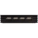 StarTech.com ST7202USBGB interface hub USB 2.0 480 Mbit/s Zwart