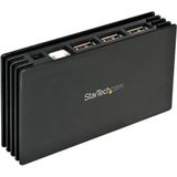 StarTech.com ST7202USBGB interface hub USB 2.0 480 Mbit/s Zwart