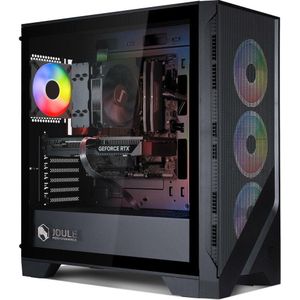 Joule Performance Gaming PC RTX5070 R5 16GB 1TB L1135839 (1000 GB, 32 GB, AMD Ryzen 5 7500F, GeForce RTX 5070), PC, Zwart