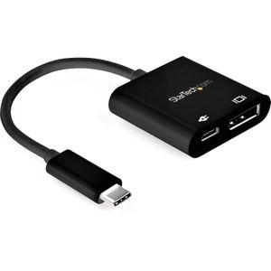 StarTech USB Type C naar (DP, USB Type-C, 4.30 cm), Data + Video Adapter, Zwart