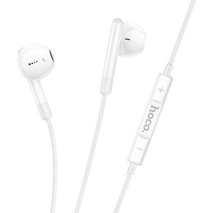 Hoco USB-C M93, Weiss (Bedraad), Koptelefoon, Wit