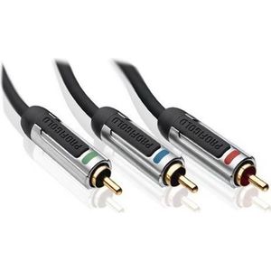 Profigold Component Video Interconnect, 3RCA-3RCA, 10,0m (10 m, Andere), Videokabel