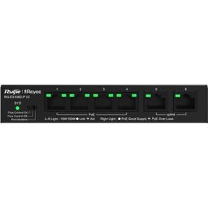 Ruijie - Reyee Rg-es106d-p Switch - 6 Poorten - Fast Ethernet - 67W Energieverbruik