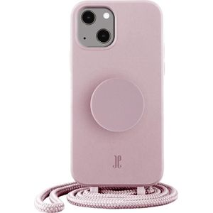 PopSockets Just Elegance Halskettingetui + PopSockets (iPhone 14 Plus), Smartphonehoes, Roze