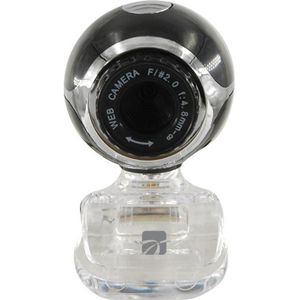 Xtreme 33856 webcam 2 MP 640 x 480 Pixel USB 2.0 Zwart, Transparant (2 Mpx), Webcam, Zwart, Transparant
