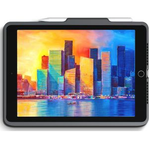 Zagg Pro Keys, Duits, Apple, iPad, Zwart, Grijs, 25,9 cm (10,2 inch), Draadloos (DE, iPad), Tablet toetsenbord, Zwart