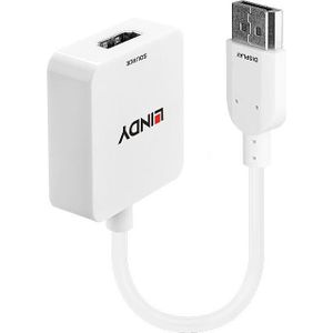 Lindy Actieve HDMI voor (HDMI, 7 cm), Data + Video Adapter, Wit