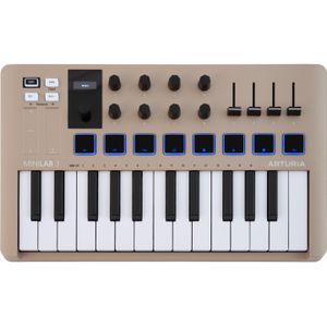Arturia MiniLAB 3 Champagne (Controller), MIDI-controller, Goud